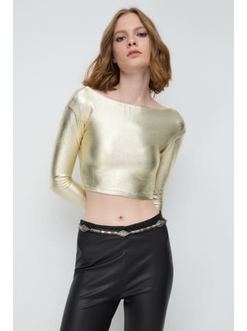 NO MATTER WHAT Blouse in Gold