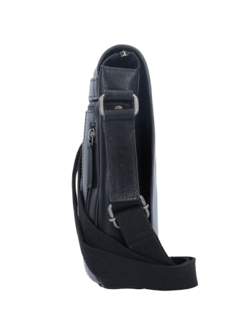 Leonhard Heyden Roma Umhängetasche Leder 23 cm schwarz