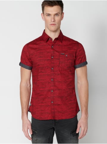 KOROSHI Kurzarmshirt in rot
