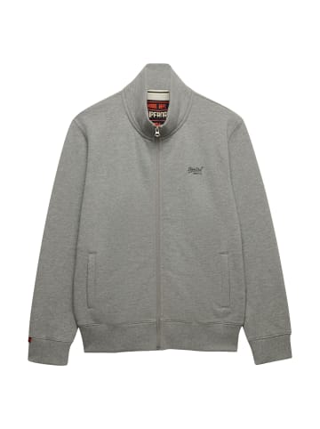 Superdry Sweatjacke in Hellgrau