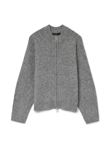 Vero Moda Strickjacke in Medium Grey Melange