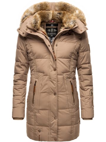 Marikoo Wintermantel Lieblings Jacke in Taupe