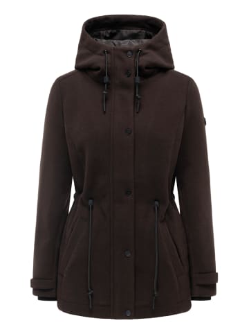 Navahoo Kurzmantel Lächelstern 14 in Choco