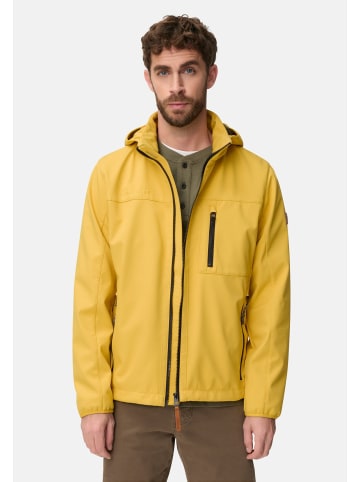Camel Active Softshelljacke mit abnehmbarer Kapuze in Sonnengelb