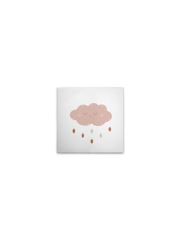 A.S. Création Leinwandbild Canvas Little Wheather Weiss