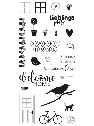 Rayher Clear Stamps - Welcome Home in farblos