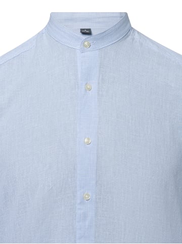 Nils Sundström Hemd in hellblau weiß