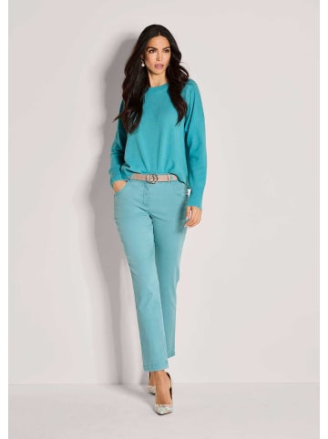 MADELEINE Schlanke Five-Pocket mit Stretch-Komfort in aqua