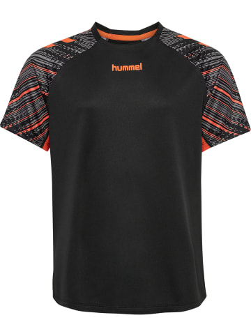 Hummel T-Shirt Hmlblaze Multisport Kinder in BLACK/ORANGE