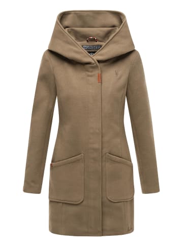 Marikoo Wintermantel Maikoo in Stone Brown