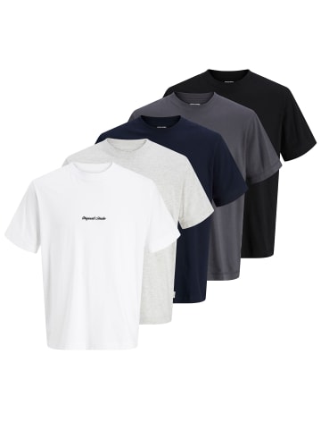 Jack & Jones 5er-Pack T-shirt in Bright White