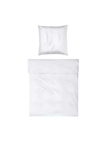 Möve Bettwäsche Noblesse in white/champagne