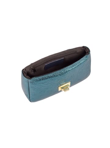 FELIPA Schultertasche Aus Leder in Aqua