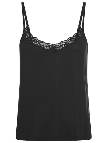 LASCANA Pyjamaoberteil in schwarz