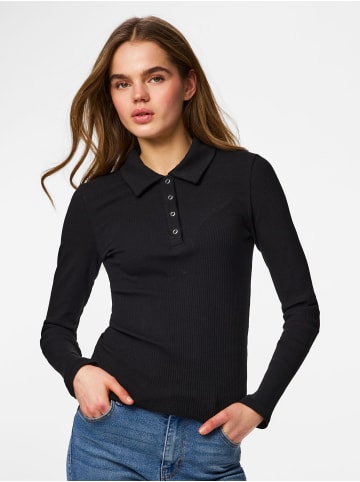 Pieces Polo shirt in Black