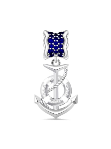 Platinbeschichtete Metalllegierung Zirkonia Anhänger Anker