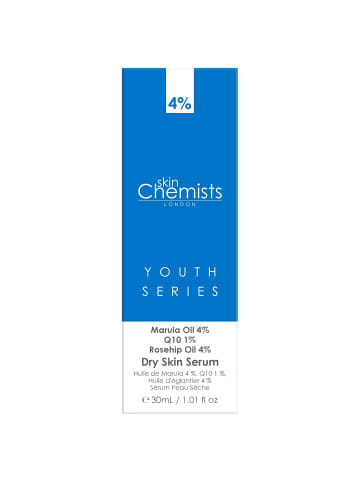 Skinchemists Trockene Haut - Maruluaöl 4%, Q10 1%, Hagebuttenöl 4% 30ml
