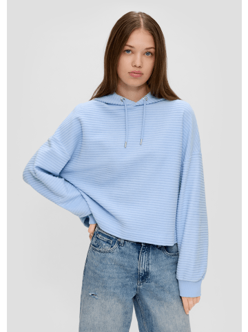 QS Sweatshirt langarm in Blau