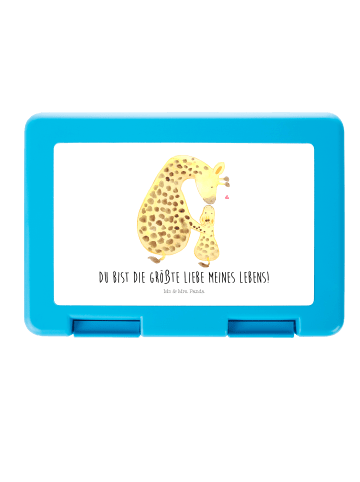 Mr. & Mrs. Panda Bentobox Giraffe Kind mit Spruch in Weiß