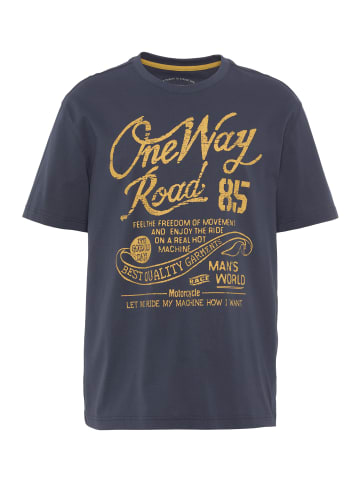 Man's World T-Shirt in indigo blau