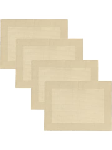 Erwin Müller Tischset 4er-Pack Lissabon in beige