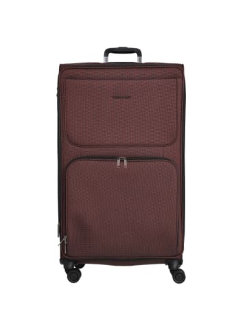 Stratic Bendigo Light+ - 4-Rollen-Trolley 84 cm L erw. (silver) in redwine