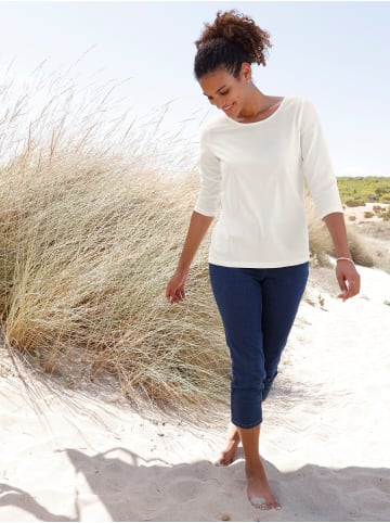WITT WEIDEN 3/4-Arm-Shirt in ecru + ecru
