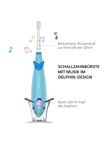 Ailoria BUBBLE BRUSH Kinder-Schallzahnbürste in blau