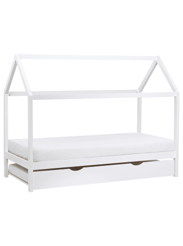 Beliani Kinderbett CRILLON in Weiß - (W) 210 x (H) 162 x (L) 99 cm