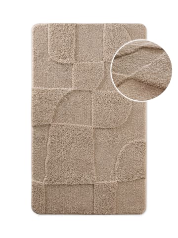 Wecon Home Badteppich Davie in sand beige