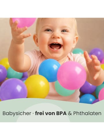 LittleTom 2700 Baby Bällebadbälle Little Macarons