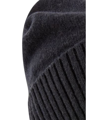 Camel Active Beanie aus reiner Lammwolle in Schwarz