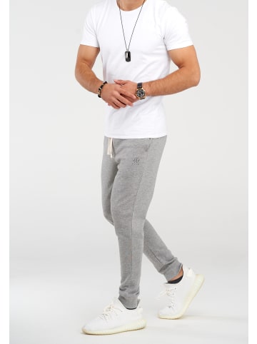 Jack & Jones Jogginghose Logo Print - HAVOS SWEAT PANTS in Light Grey Melange