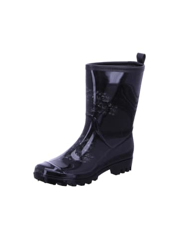 Scandi Regenstiefel Gefüttert in schwarz