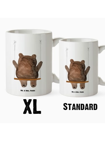 Mr. & Mrs. Panda Tasse Bär Schaukel ohne Spruch in Weiß