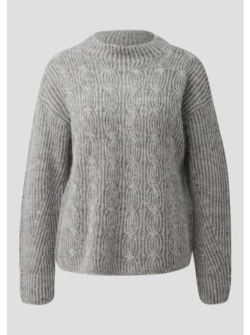 s.Oliver Strickpullover in 94X1_grau meliert