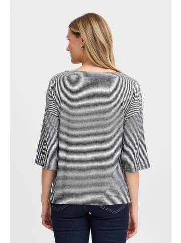 Fransa Langarm-Bluse FRCISCO Box fit in Phantom mix