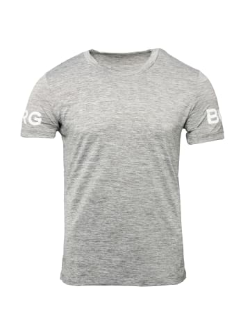 Björn Borg Trainingsshirt Tee in hellgrau