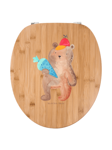 Mr. & Mrs. Panda Klo-Deckel Bär Schultüte ohne Spruch in Braun