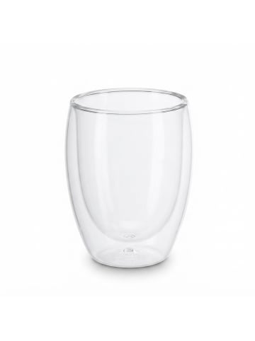 relaxdays 2 x Latte Macchiato Gläser in Transparent - 350 ml