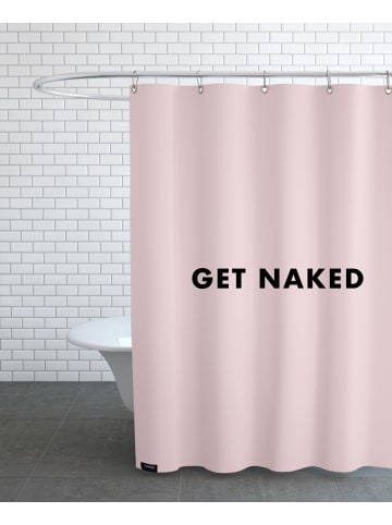 Juniqe Duschvorhang "Get Naked" in Rosa