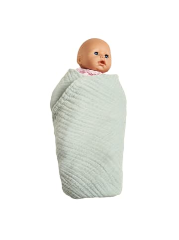 nordic coast company  Babydecke 4 in 1 in Mint 80 x 80 cm