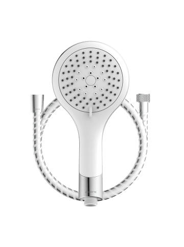 Franz Joseph Schütte BROADWAY Handbrause-Set, Chrom/Weiß