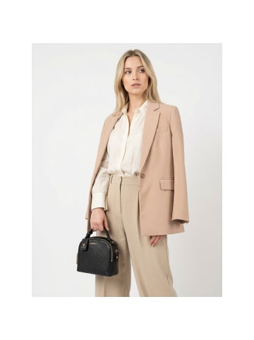 Lazarotti Bologna Leather Crossbody Handtasche Leder 17 cm in black