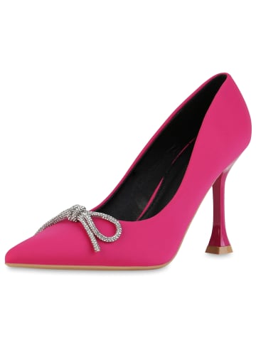 VAN HILL Spitze Pumps Serenity in Fuchsia