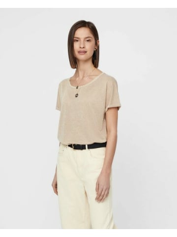 Mos Mosh Rundhals T-Shirt für Damen in gold