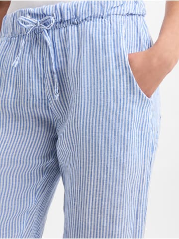 Marie Lund Hose in blau weiß