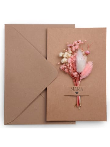 Himmelsflüsterer   Geschenkkarte "Mama" mit Blumenstrauß