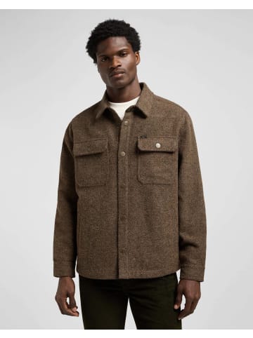 Lee Overshirt Overshirt in Brown Jaspe