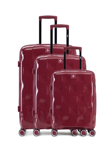 OBAGO 3 tlg. Kofferset AQUILA in Burgunderrot (95L/64L/37L)
